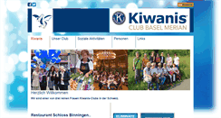 Desktop Screenshot of kiwanisbaselmerian.ch